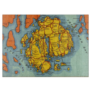 Bar Harbor - Mt Desert Island  Cutting Board