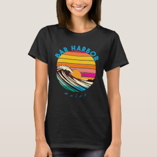 Bar Harbor Retro 1980s Beach Style Maine T-Shirt