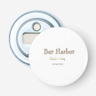 Bar Harbour bachelorette party bridesmaid wedding Bottle Opener
