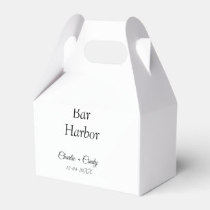 Bar Harbour bachelorette party bridesmaid wedding Favour Box