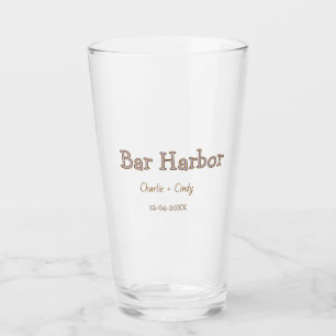 Bar Harbour bachelorette party bridesmaid wedding Glass