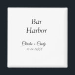 Bar Harbour bachelorette party bridesmaid wedding  Magnet<br><div class="desc">Design</div>