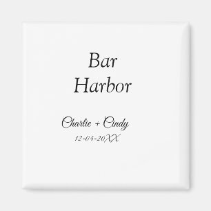 Bar Harbour bachelorette party bridesmaid wedding  Magnet
