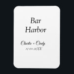 Bar Harbour bachelorette party bridesmaid wedding  Magnet<br><div class="desc">Design</div>