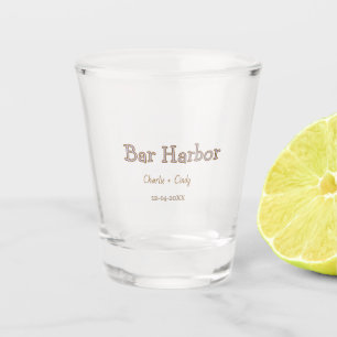 Bar Harbour bachelorette party bridesmaid wedding  Shot Glass