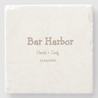Bar Harbour bachelorette party bridesmaid wedding  Stone Coaster