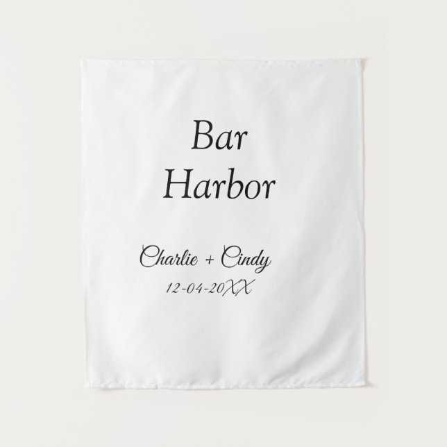 Bar Harbour bachelorette party bridesmaid wedding  Tapestry (Front)