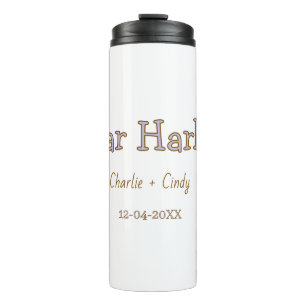Bar Harbour bachelorette party bridesmaid wedding Thermal Tumbler