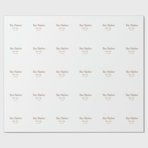 Bar Harbour bachelorette party bridesmaid wedding  Wrapping Paper