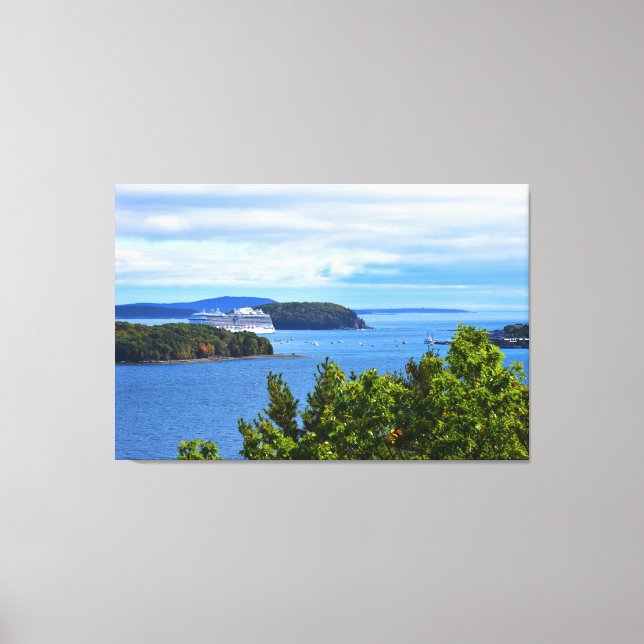 Bar Harbour Diptych Canvas Print (Front)