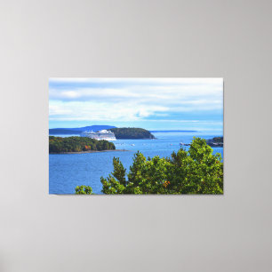 Bar Harbour Diptych Canvas Print
