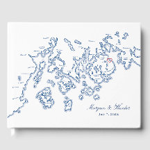 Bar Harbour Guest Book - Penobscot Bay Maine Map