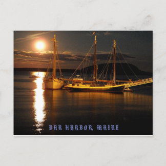 Bar Harbour Maine post card
