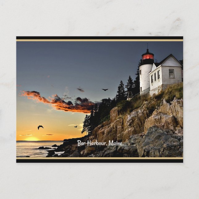 Bar Harbour, Maine scenic photograph Postcard (Front)