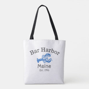 "Bar Harbour Maine" Tote Bag