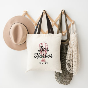 Bar Harbour Maine Vintage Logo Tote Bag