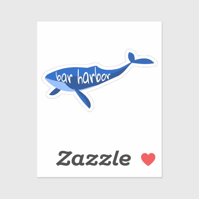 Bar Harbour Maine Whale (Sheet)