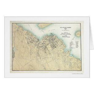 Bar Harbour, ME Plan Map 1896