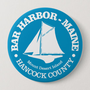 Bar Harbour (sloop) 10 Cm Round Badge