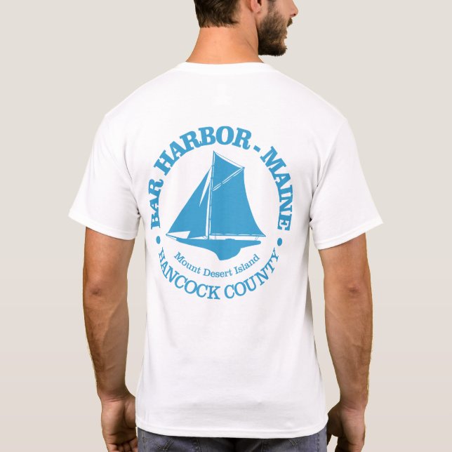 Bar Harbour (sloop) T-Shirt (Back)