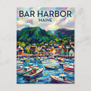 Bar Harbour USA Postcard