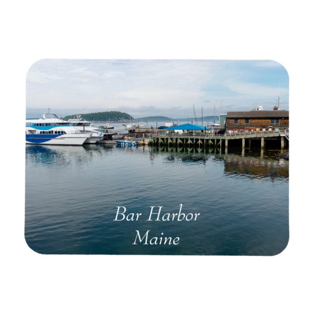 Bar Harbour water Magnet (Horizontal)