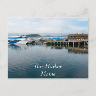 Bar Harbour water Postcard