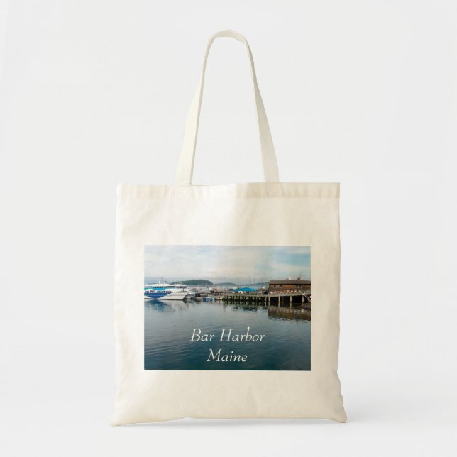 Bar Harbour water Tote Bag (Front)