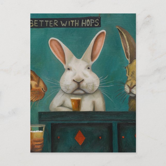 Bar Hopping Postcard (Front)