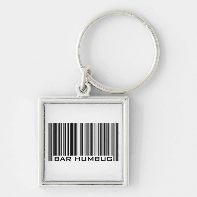 Bar Humbug - Christmas Gift Key Ring (Front)