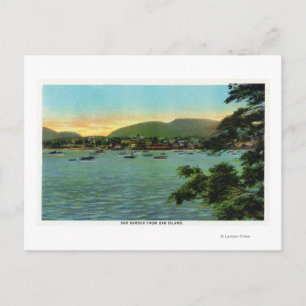 Bar Island View of the Bar Harbour Postcard