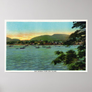 Bar Island View of the Bar Harbour Poster