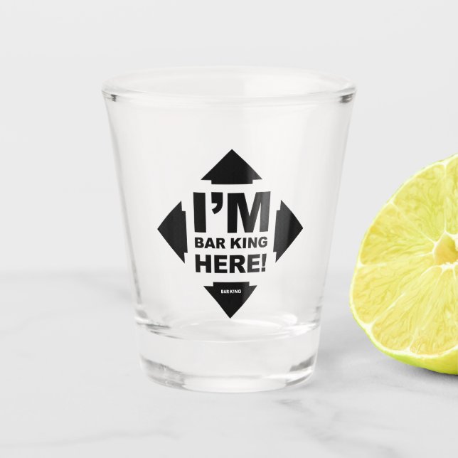 BAR KING Shot glaasje Shot Glass (Front)