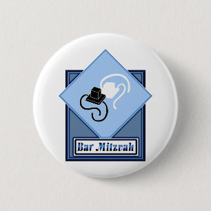 Bar Mitzvah 6 Cm Round Badge