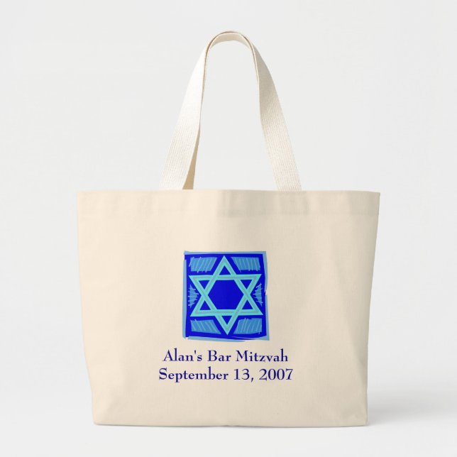 Bar Mitzvah Beach Bag (Customisable) (Front)