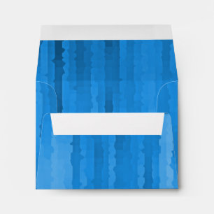 Bar Mitzvah Blue Techno Streaks Envelopes