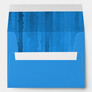 Bar Mitzvah Blue Techno Streaks Envelopes