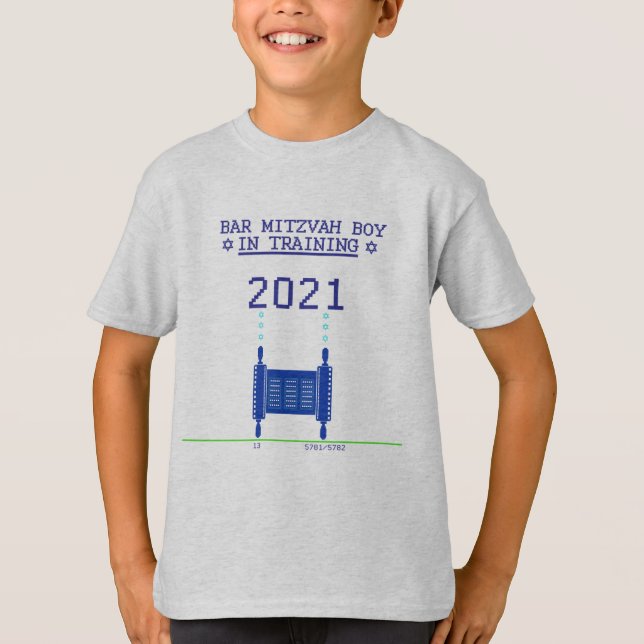 Bar Mitzvah Boy in Training 2021 - T-shirt (Front)