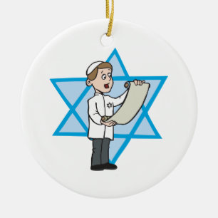 Bar Mitzvah Ceramic Tree Decoration
