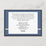 Bar Mitzvah Custom Accommodations Cards<br><div class="desc">These accompany the matching invitations and can be customised to your liking. 2013 by Mark Thaler</div>