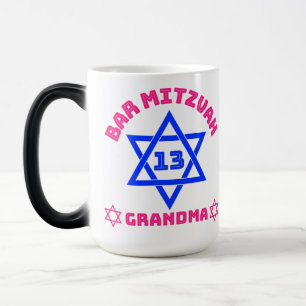 Bar Mitzvah Grandma  Magic Mug