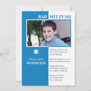 Bar Mitzvah Invitation