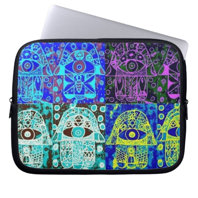 Bar Mitzvah 'LapTop Sleeve GiveAway' : Hamsa (Front)