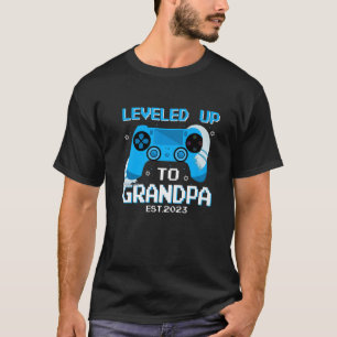 Bar Mitzvah Levelled Up To Grandpa Est.2023 New Gr T-Shirt