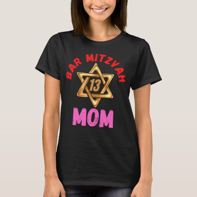 Bar Mitzvah Mum T-Shirt (Front)