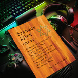 Bar Mitzvah Orange Streaks Invitation<br><div class="desc">Bar Mitzvah and Bat Mitzvah invitation sets designed by Umua. Printed and shipped by Zazzle or its partners.</div>
