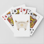 Bar Mitzvah Playing Cards<br><div class="desc">Celebrate a Bar Mitzvah with these open Torah scrolls.</div>