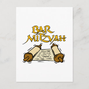Bar Mitzvah Postcard