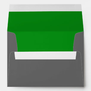 Bar Mitzvah Purple and Green on Any Colour Envelopes