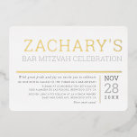 BAR MITZVAH simple modern boy soft pale grey<br><div class="desc">by kat massard >>> WWW.SIMPLYSWEETPAPERIE.COM <<< A super stylish & sophisticated invitation design for your WEDDING STATIONERY. TIP :: 1. To change/move graphics & fonts and add more text or changes colours - hit the "customise it" button. - - - - - - - - - - - - -...</div>